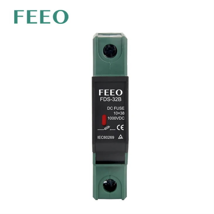 Solar DC Fuse Holder with light without fuse link 10X38 32 Amp1000V high quality